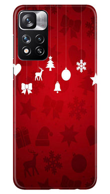 Christmas Mobile Back Case for Redmi Note 11 Pro (Design - 78)