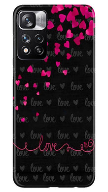 Love in Air Mobile Back Case for Redmi Note 11 Pro (Design - 89)