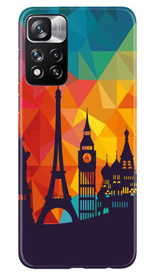 Eiffel Tower2 Mobile Back Case for Redmi Note 11 Pro (Design - 91)