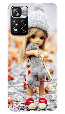 Cute Doll Mobile Back Case for Redmi Note 11 Pro (Design - 93)