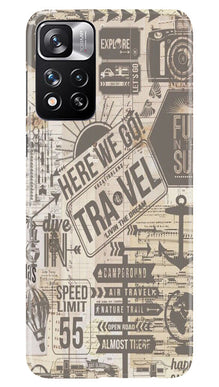 Travel Mobile Back Case for Redmi Note 11 Pro  (Design - 104)