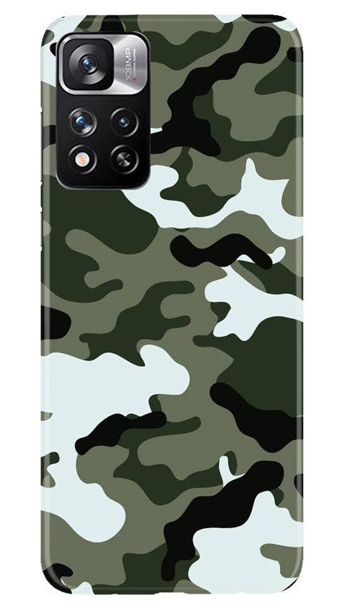 Army Camouflage Case for Redmi Note 11 Pro(Design - 108)