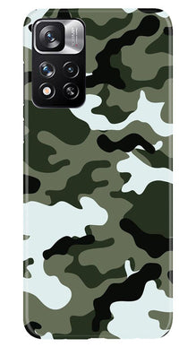 Army Camouflage Mobile Back Case for Redmi Note 11 Pro  (Design - 108)