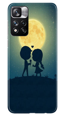 Love Couple Mobile Back Case for Redmi Note 11 Pro  (Design - 109)