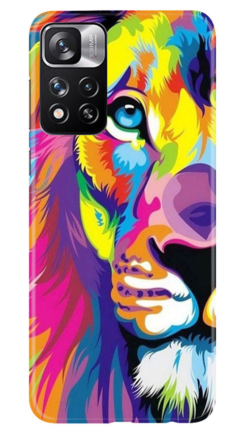 Colorful Lion Case for Redmi Note 11 Pro(Design - 110)