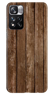 Wooden Look Mobile Back Case for Redmi Note 11 Pro  (Design - 112)