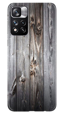 Wooden Look Mobile Back Case for Redmi Note 11 Pro  (Design - 114)