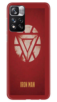 Iron Man Superhero Mobile Back Case for Redmi Note 11 Pro  (Design - 115)