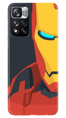 Iron Man Superhero Mobile Back Case for Redmi Note 11 Pro  (Design - 120)