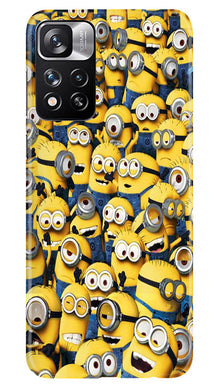 Minions Mobile Back Case for Redmi Note 11 Pro  (Design - 126)