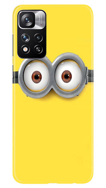 Minions Mobile Back Case for Redmi Note 11 Pro  (Design - 128)