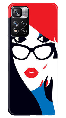 Girlish Mobile Back Case for Redmi Note 11 Pro  (Design - 131)