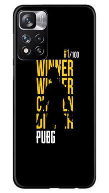 Pubg Winner Winner Mobile Back Case for Redmi Note 11 Pro  (Design - 146)