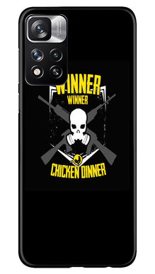Winner Winner Chicken Dinner Mobile Back Case for Redmi Note 11 Pro  (Design - 147)