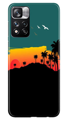 Sky Trees Mobile Back Case for Redmi Note 11 Pro (Design - 160)