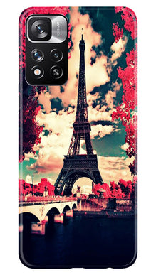 Eiffel Tower Mobile Back Case for Redmi Note 11 Pro (Design - 181)