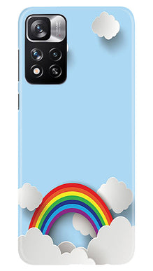 Rainbow Mobile Back Case for Redmi Note 11 Pro (Design - 194)