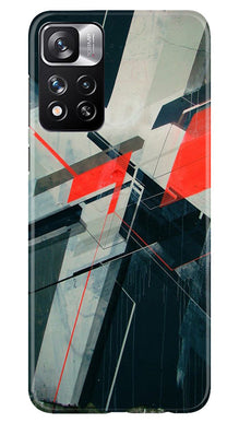 Modern Art Mobile Back Case for Redmi Note 11 Pro (Design - 200)