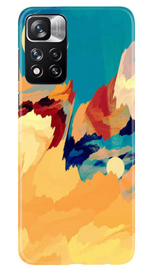 Modern Art Mobile Back Case for Redmi Note 11 Pro (Design - 205)