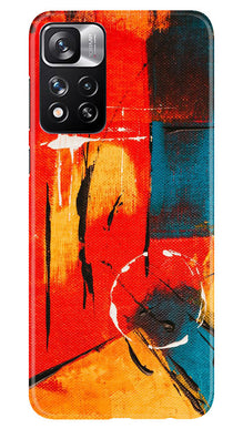 Modern Art Mobile Back Case for Redmi Note 11 Pro (Design - 208)