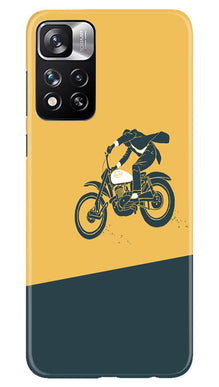 Bike Lovers Mobile Back Case for Redmi Note 11 Pro (Design - 225)