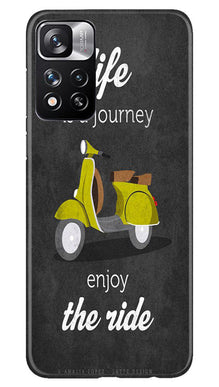 Life is a Journey Mobile Back Case for Redmi Note 11 Pro (Design - 230)