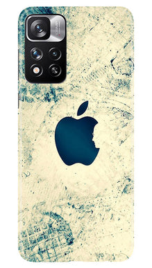 Apple Logo Mobile Back Case for Redmi Note 11 Pro (Design - 251)