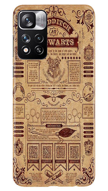 Hogwarts Mobile Back Case for Redmi Note 11 Pro (Design - 266)