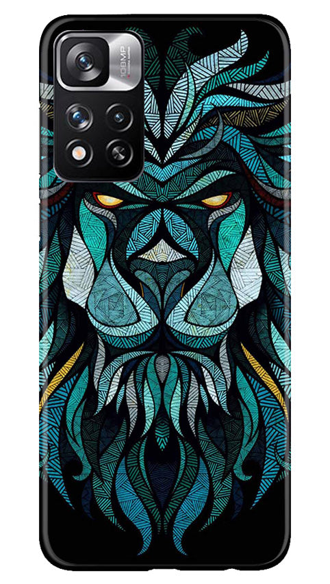 Lion Mobile Back Case for Redmi Note 11 Pro (Design - 276)