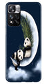 Panda Moon Mobile Back Case for Redmi Note 11 Pro (Design - 280)