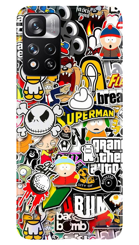 Designer Mobile Back Case for Redmi Note 11 Pro (Design - 282)
