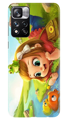 Baby Girl Mobile Back Case for Redmi Note 11 Pro (Design - 301)