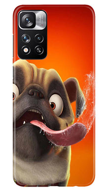 Dog Mobile Back Case for Redmi Note 11 Pro (Design - 303)