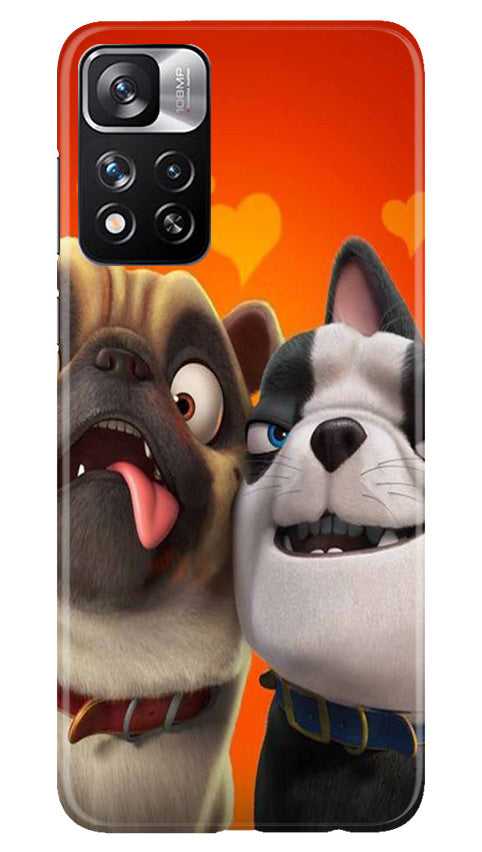 Dog Puppy Mobile Back Case for Redmi Note 11 Pro (Design - 310)