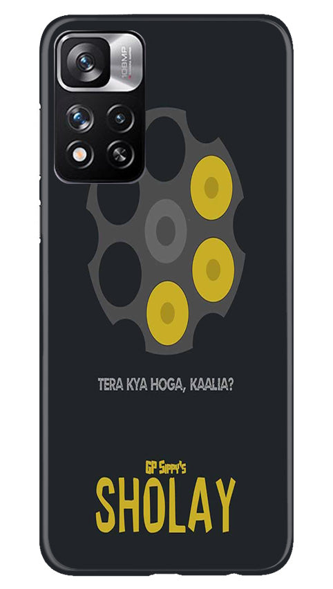 Sholay Mobile Back Case for Redmi Note 11 Pro (Design - 316)