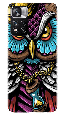 Owl Mobile Back Case for Redmi Note 11 Pro (Design - 318)