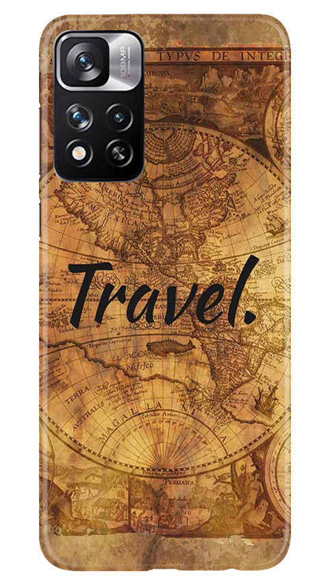 Travel Mobile Back Case for Redmi Note 11 Pro (Design - 334)