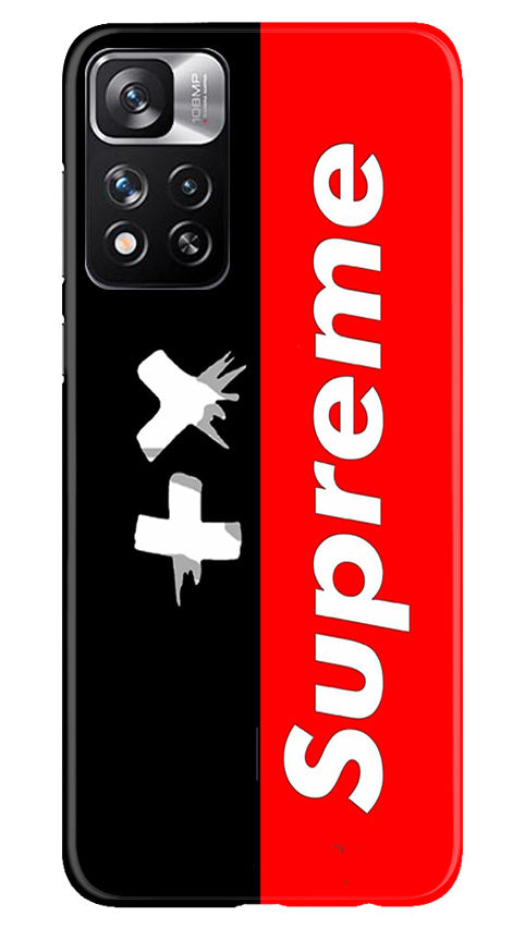 Supreme Mobile Back Case for Redmi Note 11 Pro (Design - 347)
