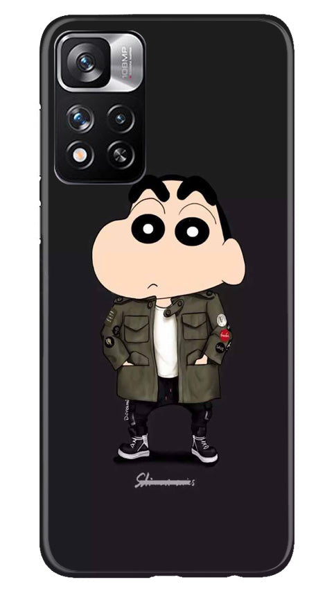 Shin Chan Mobile Back Case for Redmi Note 11 Pro (Design - 349)