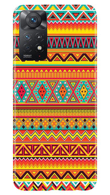 Zigzag line pattern Mobile Back Case for Redmi Note 11 Pro 5G (Design - 4)