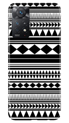 Black white Pattern Case for Redmi Note 11 Pro 5G