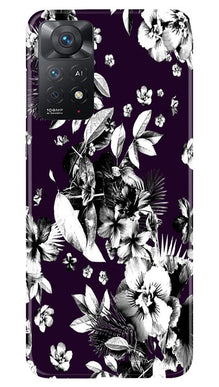 white flowers Mobile Back Case for Redmi Note 11 Pro 5G (Design - 7)