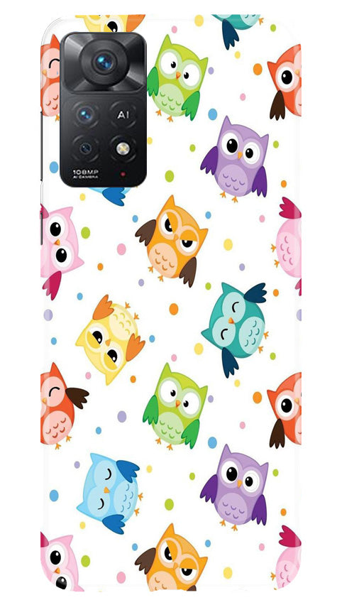 Owl Baground Pattern shore Case for Redmi Note 11 Pro 5G