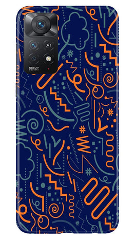 Line Art Baground Case for Redmi Note 11 Pro 5G