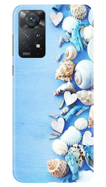 Sea Shells2 Mobile Back Case for Redmi Note 11 Pro 5G (Design - 64)