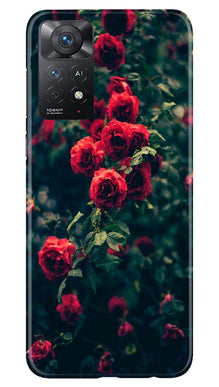 Red Rose Mobile Back Case for Redmi Note 11 Pro 5G (Design - 66)
