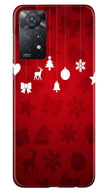 Christmas Mobile Back Case for Redmi Note 11 Pro 5G (Design - 78)