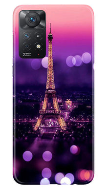 Eiffel Tower Mobile Back Case for Redmi Note 11 Pro 5G (Design - 86)