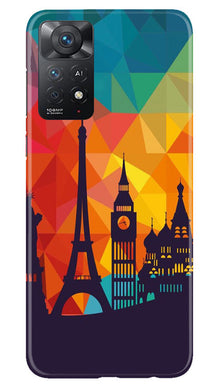 Eiffel Tower2 Mobile Back Case for Redmi Note 11 Pro 5G (Design - 91)