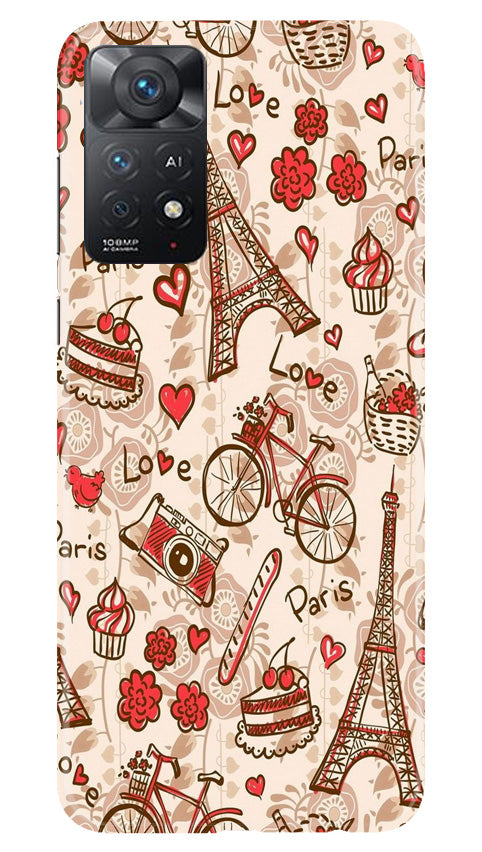 Love Paris Case for Redmi Note 11 Pro 5G  (Design - 103)